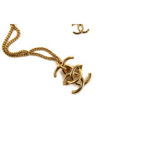 Chanel Collana Acciaio Oro