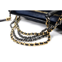 Chanel Gabrielle Pelle Blu e Nera