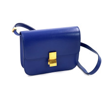 Celine Classic Box Bag Pelle Blu