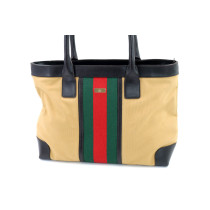 Gucci Sherry Line Vintage Tela Beige