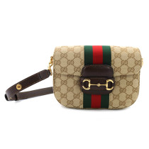 Gucci Horsebit 1955 Piccola GG Sabbia