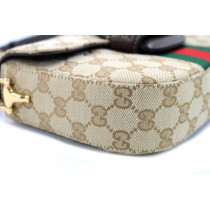 Gucci Horsebit 1955 Piccola GG Sabbia