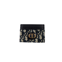 Dior Portacarte Freesia 30 Tela Blu