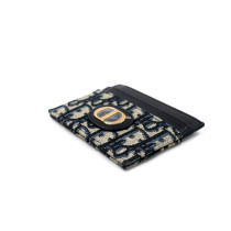 Dior Portacarte Freesia 30 Tela Blu