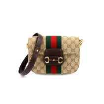 Gucci Horsebit 1955 GG Beige