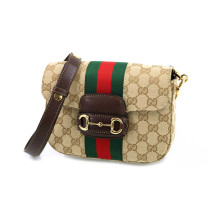 Gucci Horsebit 1955 GG Beige