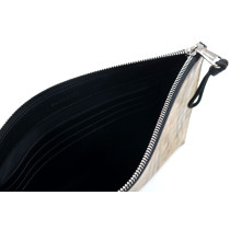 Burberry Pochette Tela e Plastica Marrone