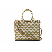 Prada Tote Symbole Tessuto Beige