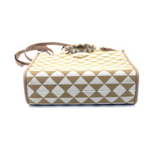 Prada Tote Symbole Tessuto Beige