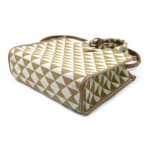 Prada Tote Symbole Tessuto Beige