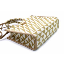 Prada Tote Symbole Tessuto Beige