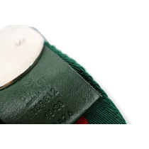 Gucci Cintura Tela Web Verde e Rossa