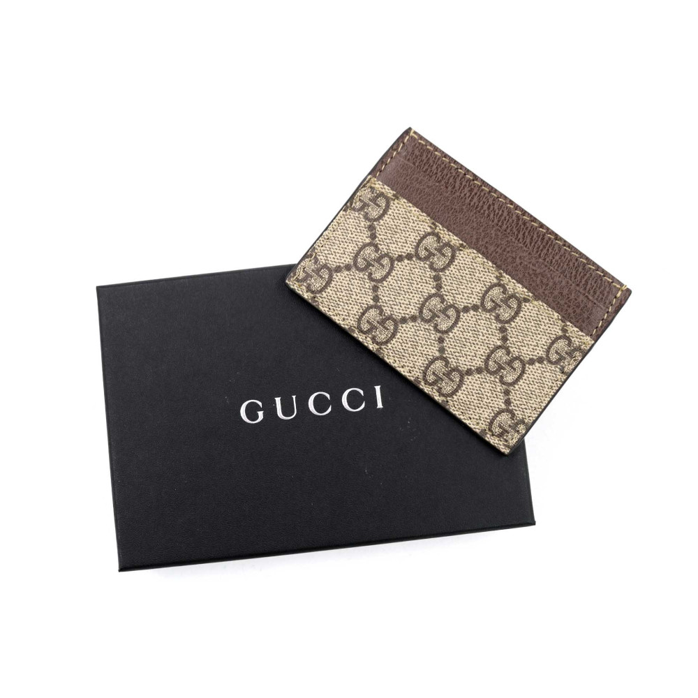 Gucci Portacarte GG Beige