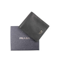Prada Portafoglio Pelle Anticata Nera