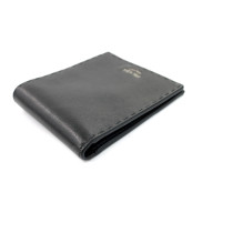 Prada Portafoglio Pelle Anticata Nera