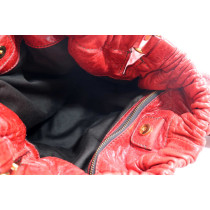 Miu Miu Shopping Tote Pelle Rossa