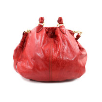 Miu Miu Shopping Tote Pelle Rossa