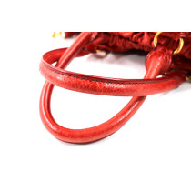 Miu Miu Shopping Tote Pelle Rossa