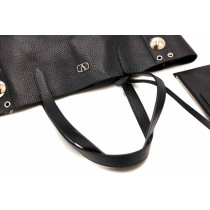 Valentino Shopping Nellcote Pelle Nera