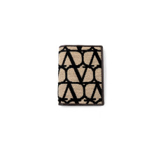 Valentino Portafoglio Tela Beige