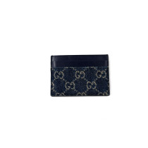 Gucci Portacarte Denim GG Blu