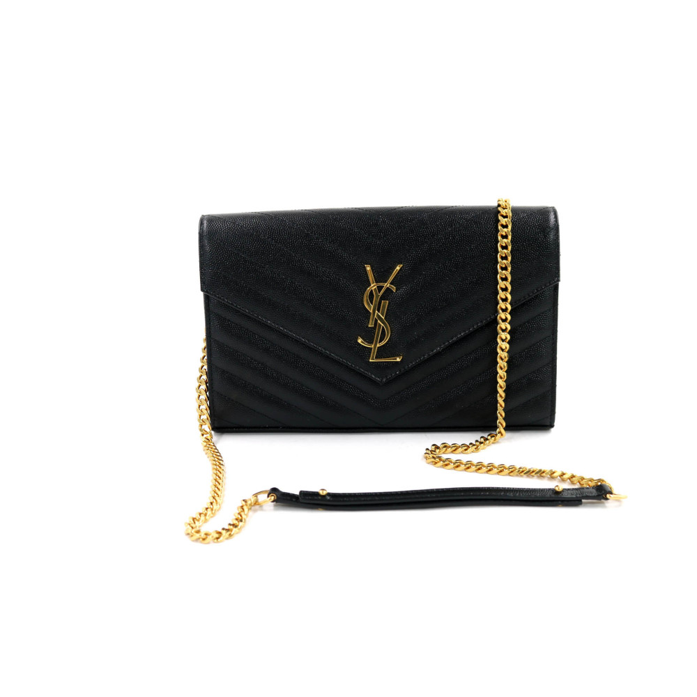 Saint Laurent Pochette Cassandre Pelle Nera
