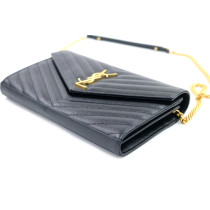 Saint Laurent Pochette Cassandre Pelle Nera