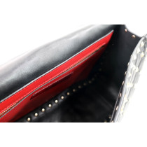 Valentino Rockstud Spike Grande Pelle Nera