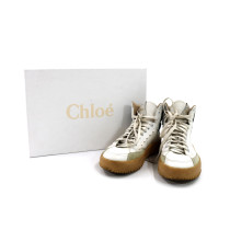 Chloe Sneackers Pelle Bianca