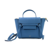 Celine Nano Belt Pelle Azzurro Polvere