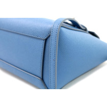Celine Nano Belt Pelle Azzurro Polvere