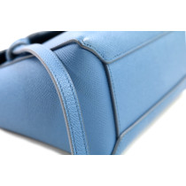 Celine Nano Belt Pelle Azzurro Polvere