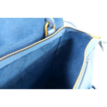 Celine Nano Belt Pelle Azzurro Polvere