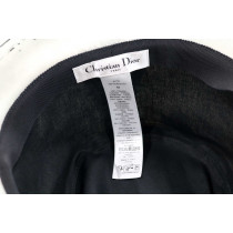 Dior Cappello Poliestere Bianco e Nero