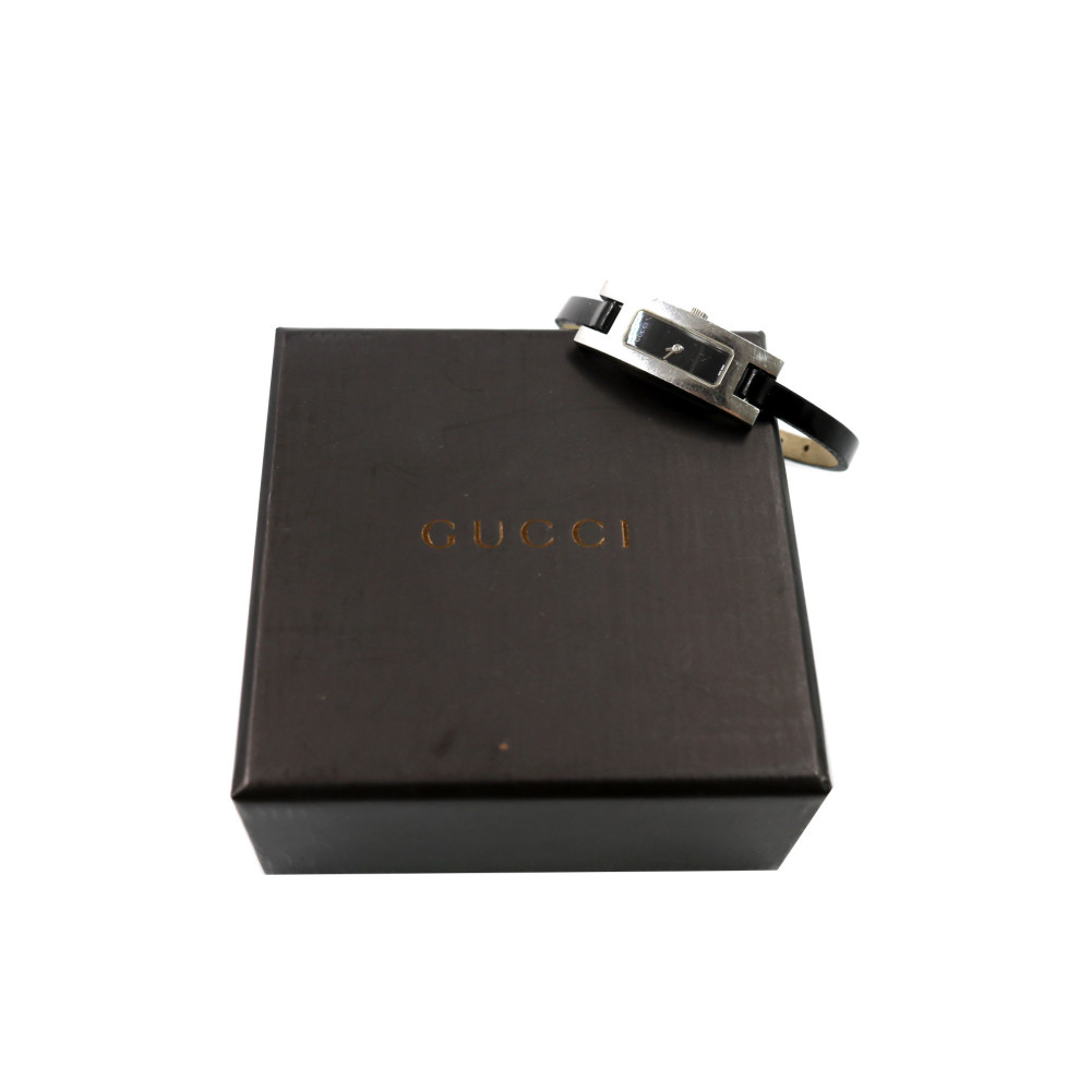 Gucci Orologio Pelle Nera