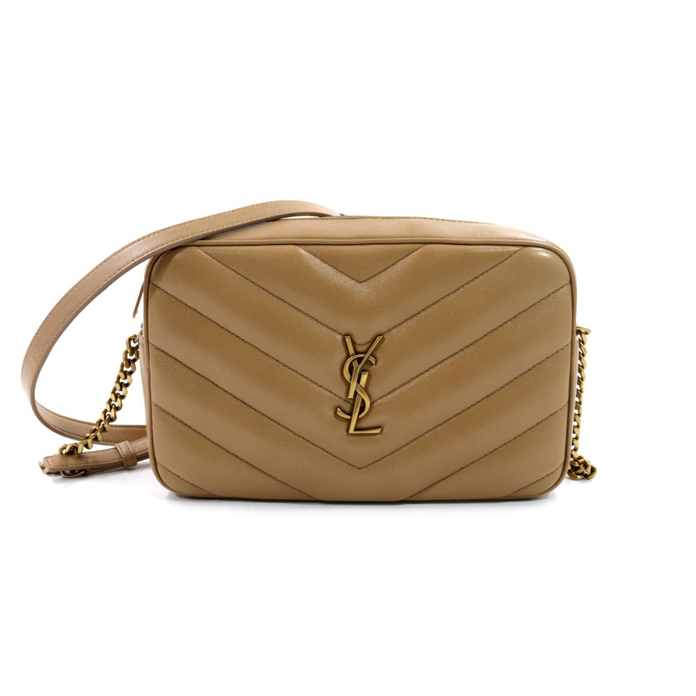 Saint Laurent Camera Bag Lou Lou Pelle Caramel