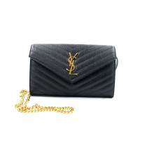Saint Laurent Cassandre Pelle Nera