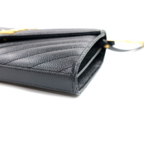 Saint Laurent Cassandre Pelle Nera