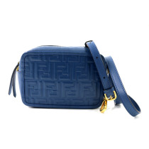 Fendi Camera Bag Mini Pelle Blu