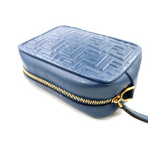 Fendi Camera Bag Mini Pelle Blu