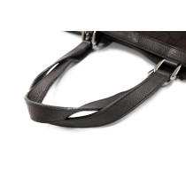 Gucci Abbey D Ring MM Shopper Tessuto Marrone