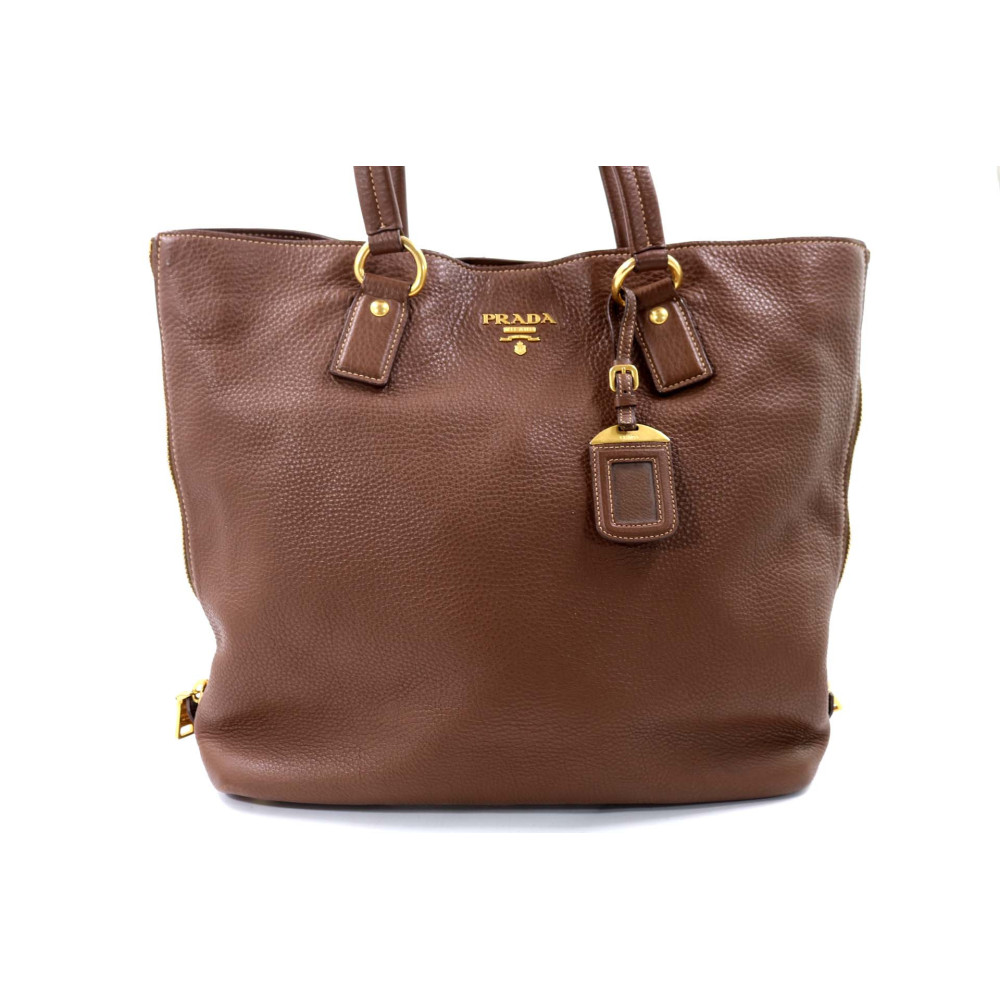 Prada Shopping GM Daino Marrone