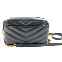Saint Laurent Lou Lou Camera Bag Pelle d'Agnello Nera
