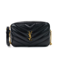 Saint Laurent Lou Lou Camera Bag Pelle d'Agnello Nera