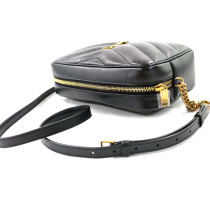 Saint Laurent Lou Lou Camera Bag Pelle d'Agnello Nera