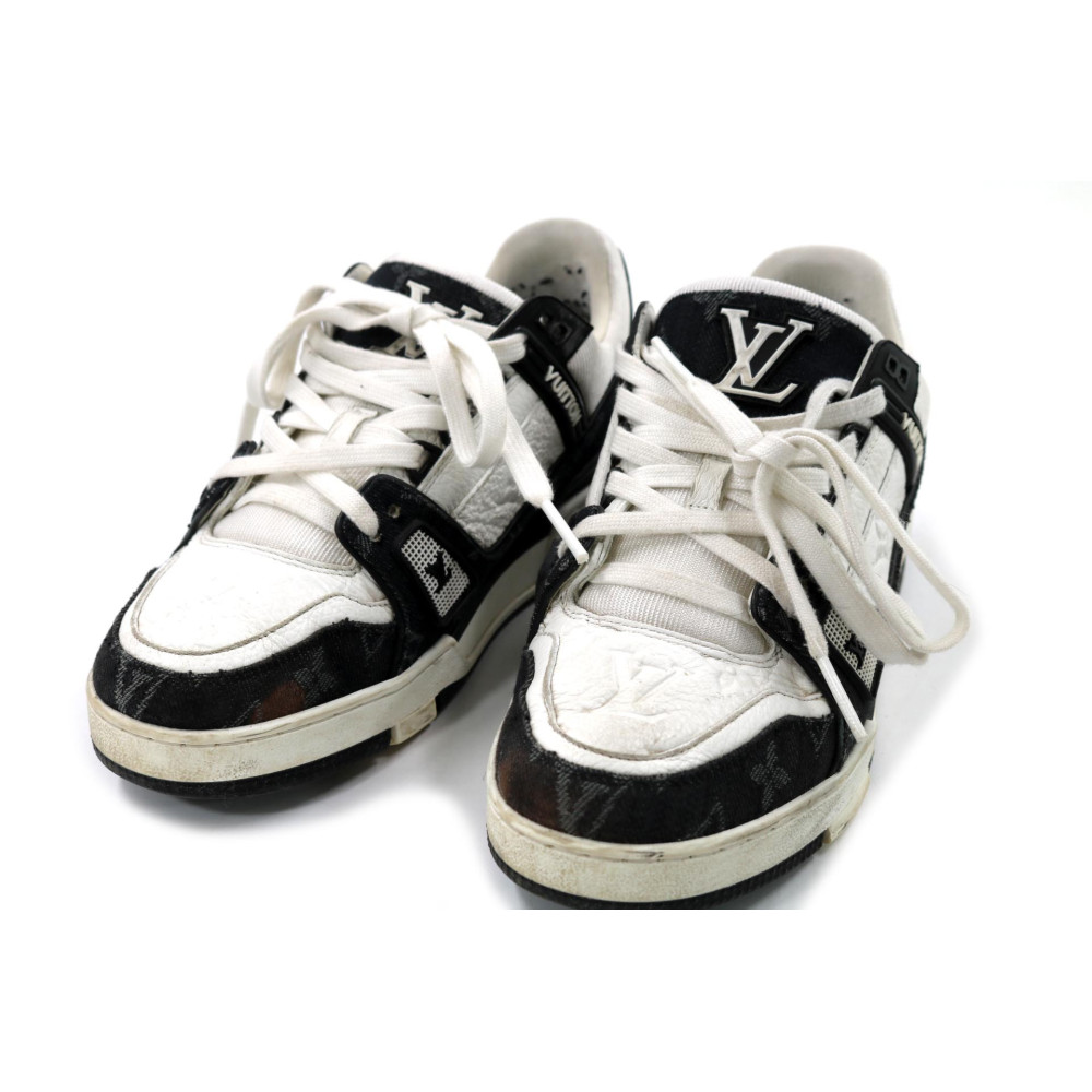 Louis Vuitton Sneakers Trainer Pelle Bianca