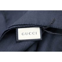 Gucci Sciarpa Lana e Seta Nera