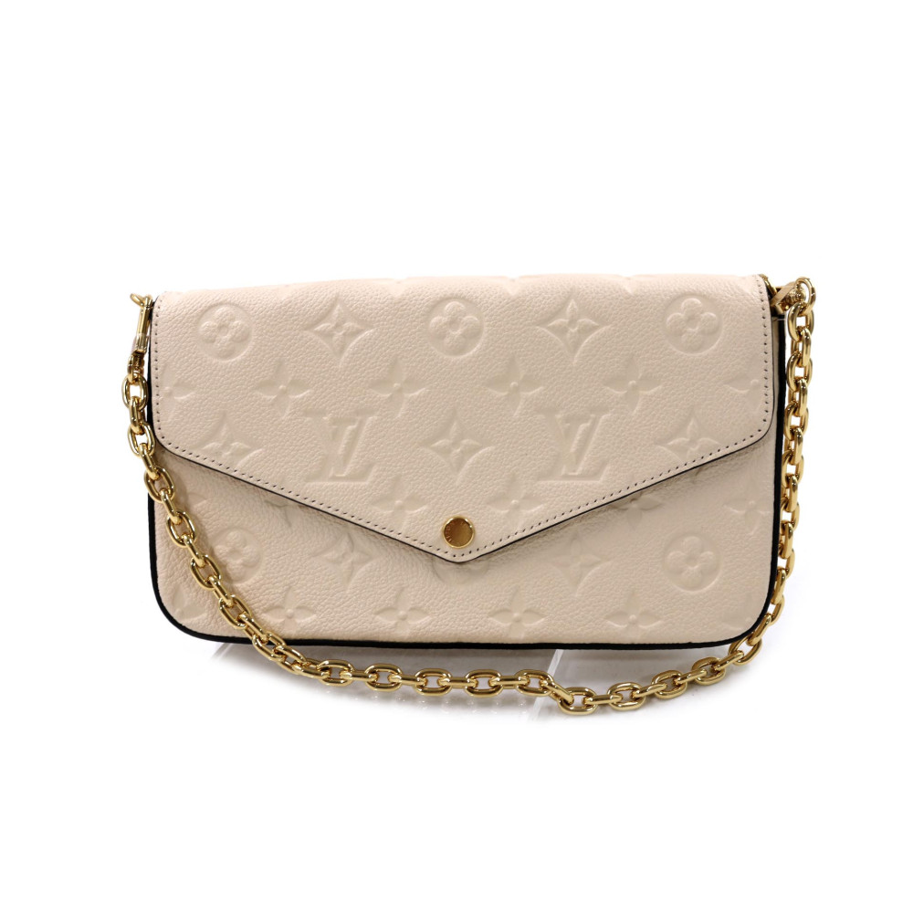 Louis Vuitton Felicie Pelle Bianca