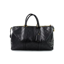 Chanel Borsone Boston Pelle Nera
