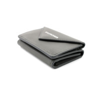 Balenciaga Portafoglio Pelle Grigia